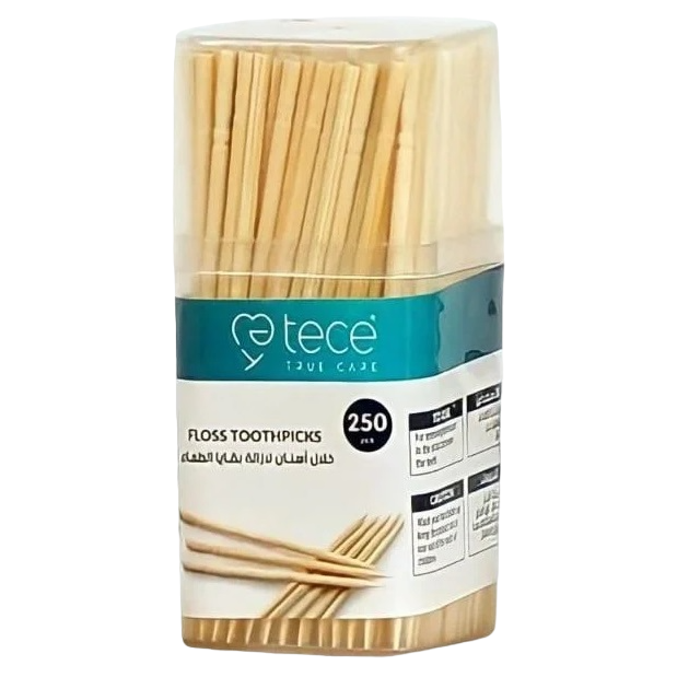 250 عود اسنان خشبي tece