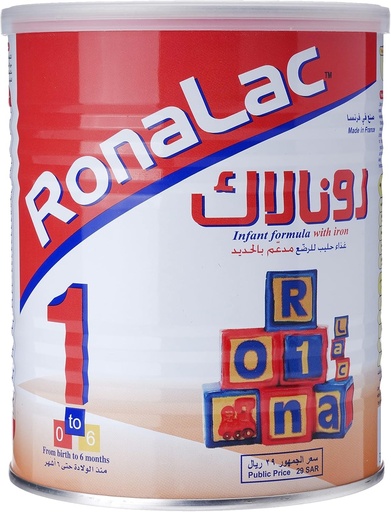 رونالاك رقم 1 حليب اطفال 400جم