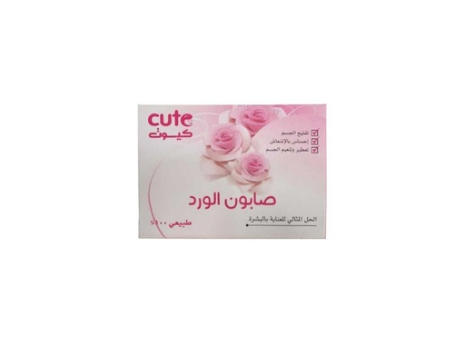 صابون الورد 100جم كيوت