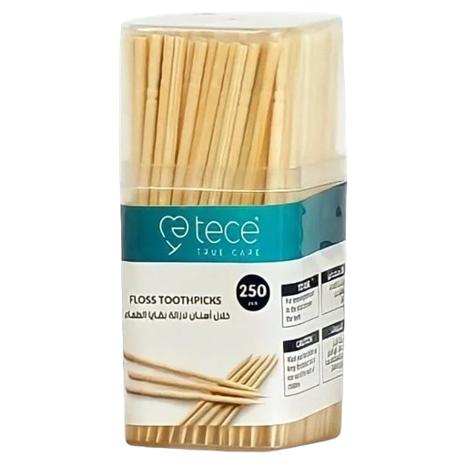 250 عود اسنان خشبي tece